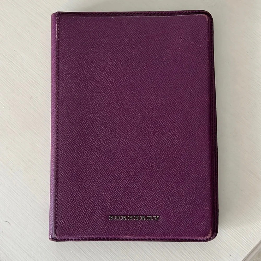 Burberry Burgundy iPad Mini Cover/Case